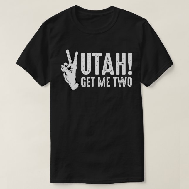 Utah bringt mir zwei T-Shirt (Design vorne)
