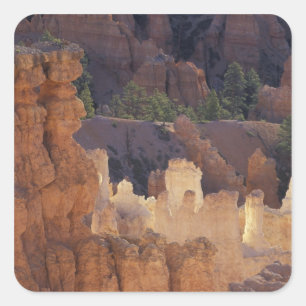 Utah, Bryce Canyon Nationalpark. Hoodoos, Quadratischer Aufkleber