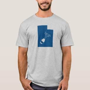 Utah Champagne Pulver T-Shirt