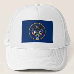 Utah: Der beehive Staat US-Flagge, Industrie Truckerkappe