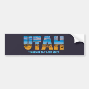 Utah Der große Salzsee-Staat Autoaufkleber
