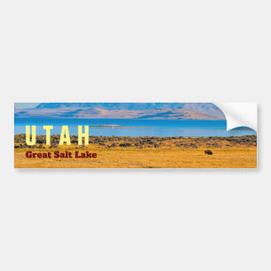 UTAH Der große Salzsee Staat Autoaufkleber