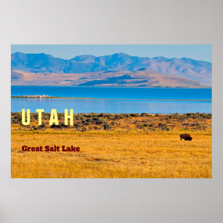 UTAH Der Staat des Großen Salzsees Poster