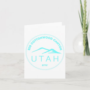 Utah Elevated Mountain - Retro Karte