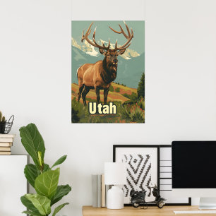 Utah Elk Poster