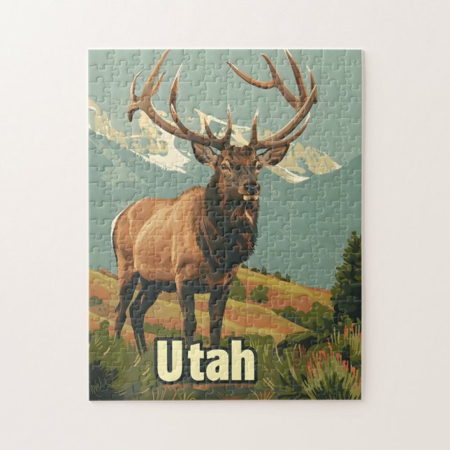 Utah Elk Puzzle (Vertikal)