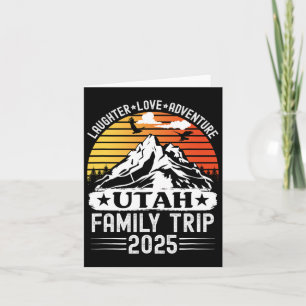 Utah Family Trip 2025 Mountain Camping Adventure T Karte