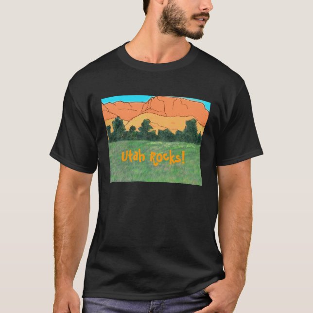 Utah-Felsen! T-Shirt (Vorderseite)