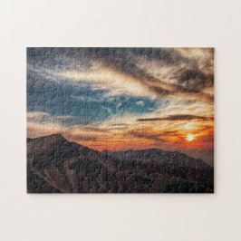 Utah Fiery Cloud Sky Puzzle