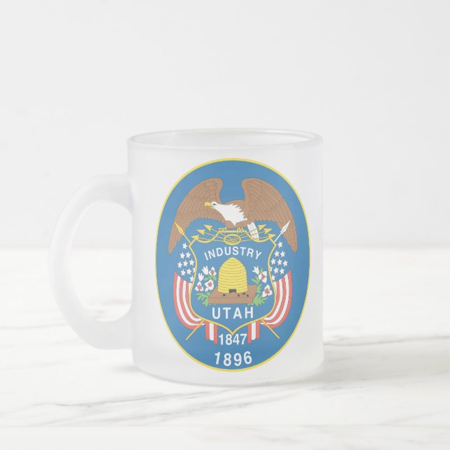 Utah Flag Coffee Tasse (Links)