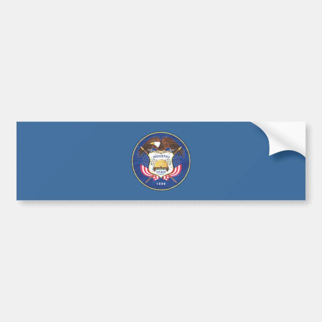 UTAH-FLAGGE AUTOAUFKLEBER (Vorne)