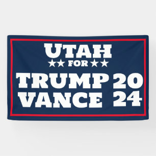 Utah für Trump Vance 2024-Banner Banner