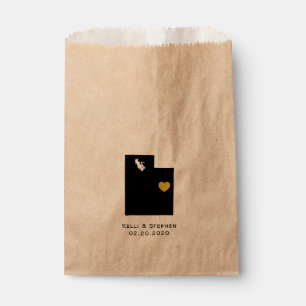 Utah Gastgeschenk Hochzeit Leckerei Säcke, Geschen Geschenktütchen