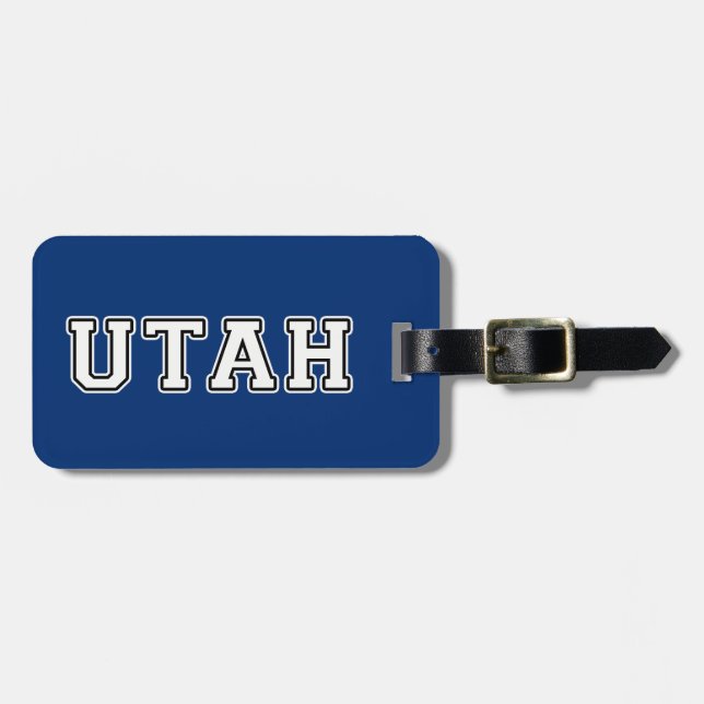 Utah Gepäckanhänger (Vorderseite horizontal)