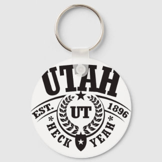Utah, Heck Yeah, Est. 1896 Schlüsselanhänger