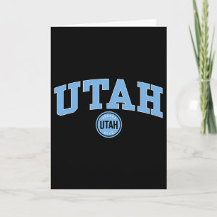 Utah Hockey Club Bogen über Grau Nhl offiziell liz Karte