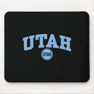 Utah Hockey Club Bogen über Grau Nhl offiziell liz Mousepad