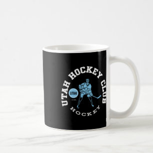 Utah Hockey Club Edge Black offiziell lizenziert Kaffeetasse