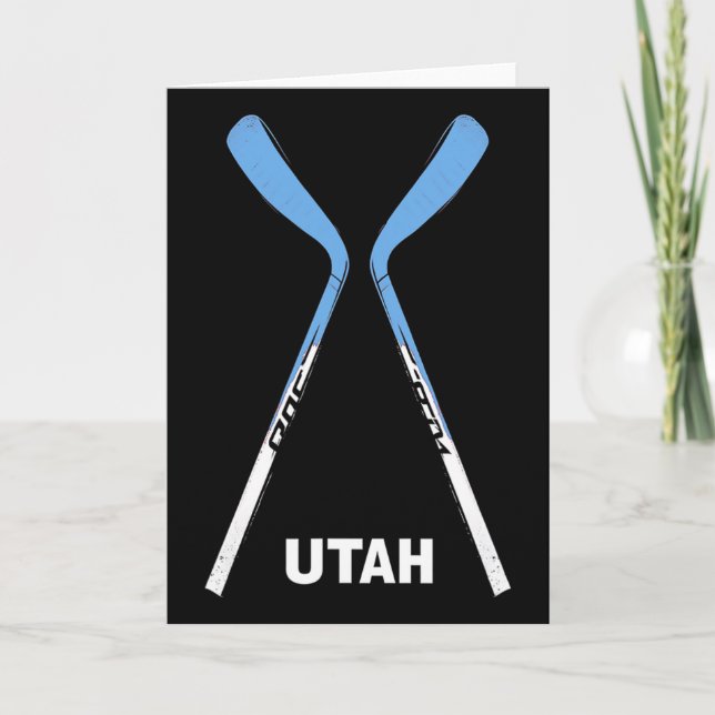 Utah Hockey Sticks  Karte (Vorderseite)