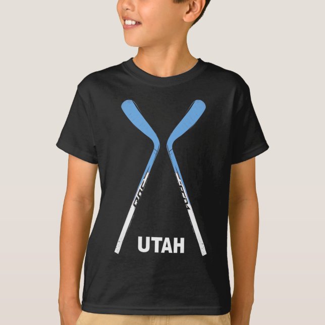 Utah Hockey Sticks  T-Shirt (Vorderseite)