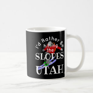 Utah, ich hasse die Pisten lieber auf sonniges Ski Kaffeetasse