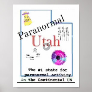 Utah ist der 1 paranormale Staat Poster
