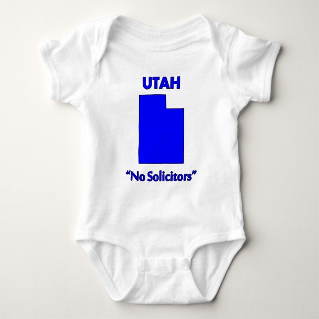 Utah - Keine Anwälte Baby Strampler (Vorderseite)