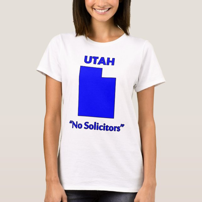Utah - Keine Anwälte T-Shirt (Vorderseite)