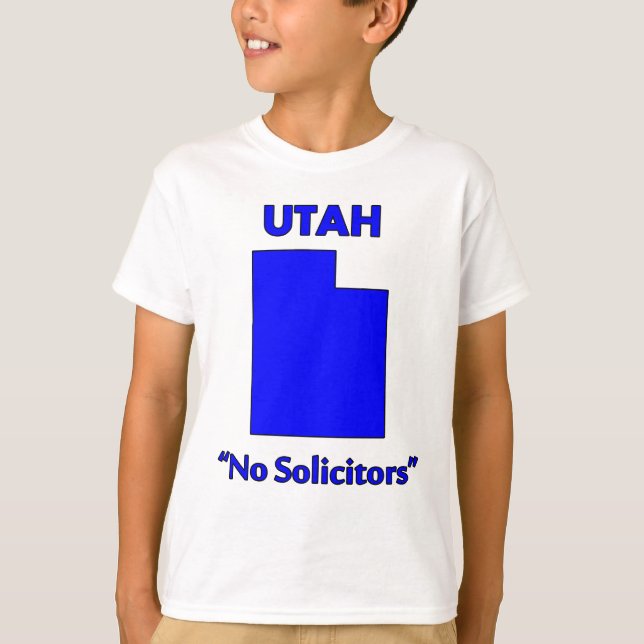 Utah - Keine Anwälte T-Shirt (Vorderseite)