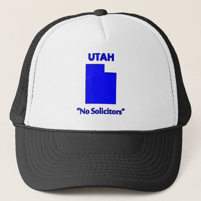 Utah - Keine Anwälte Truckerkappe (Vorderseite)
