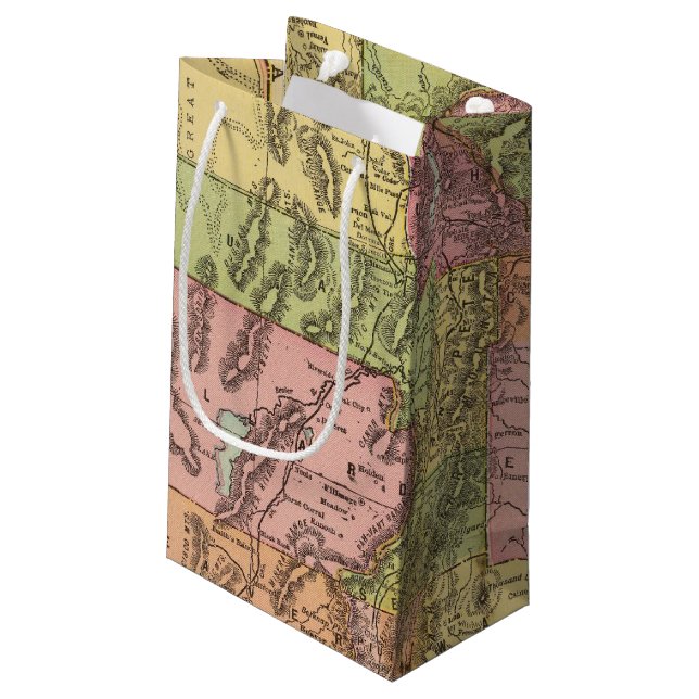 Utah Kleine Geschenktüte (Rückseite Schrägansicht)