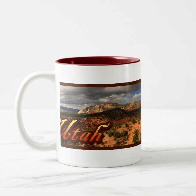 Utah-Klippen Zweifarbige Tasse (Links)