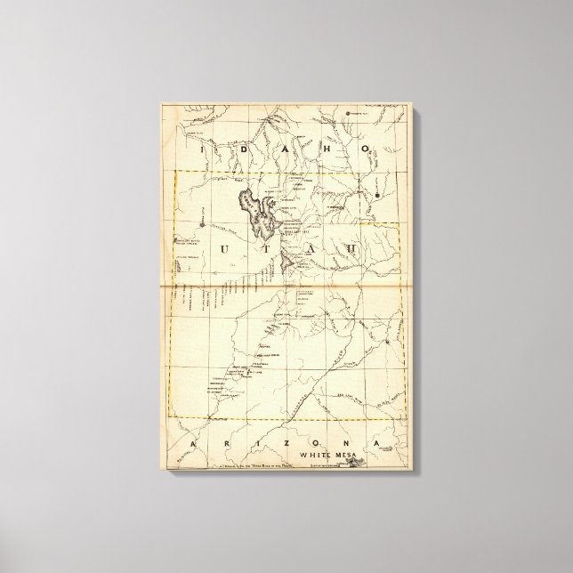 Utah Leinwanddruck (Vorderseite)