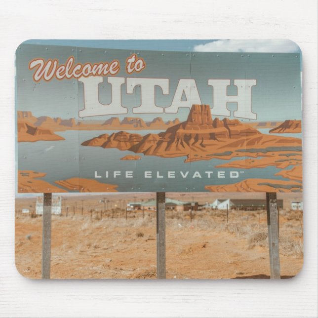 Utah Life erhöht Mousepad (Vorne)