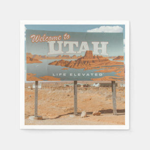 Utah Life erhöht Serviette