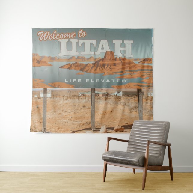 Utah Life erhöht Wandteppich (Beispiel (Horizontal))
