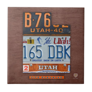 Utah-Lizenz-Platten-Karten-Keramik-Fliese V2 Fliese