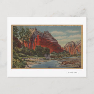 Utah - Monte Majestic & Angel's Landing Postkarte