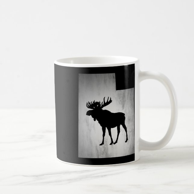 Utah Moose Hunting Kaffeetasse (Rechts)