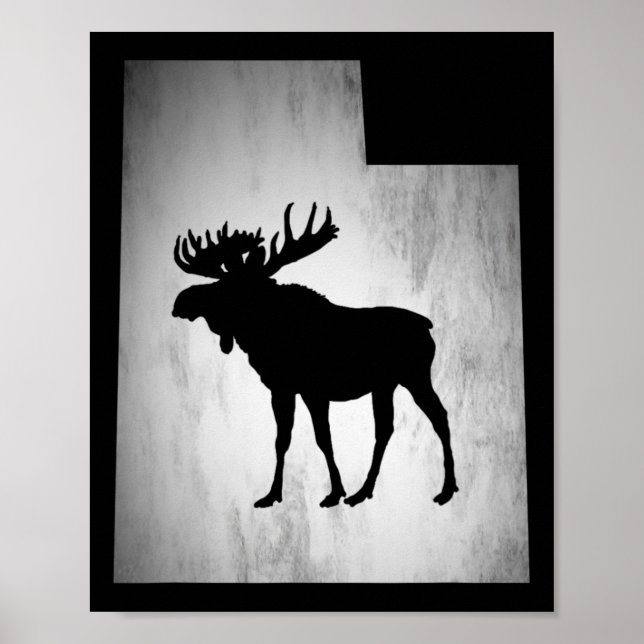 Utah Moose Hunting Poster (Vorne)