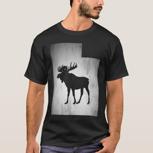 Utah Moose Hunting T-Shirt (Vorderseite)
