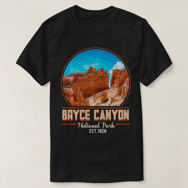 Utah Nationalpark Tshirt Bryce Canyon National Pa (Design vorne)
