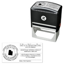 Utah Notary Public Recognition Briefmarke