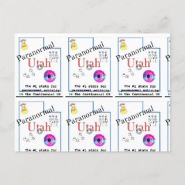 Utah paranormale Postkarte