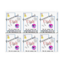 Utah paranormale Postkarte