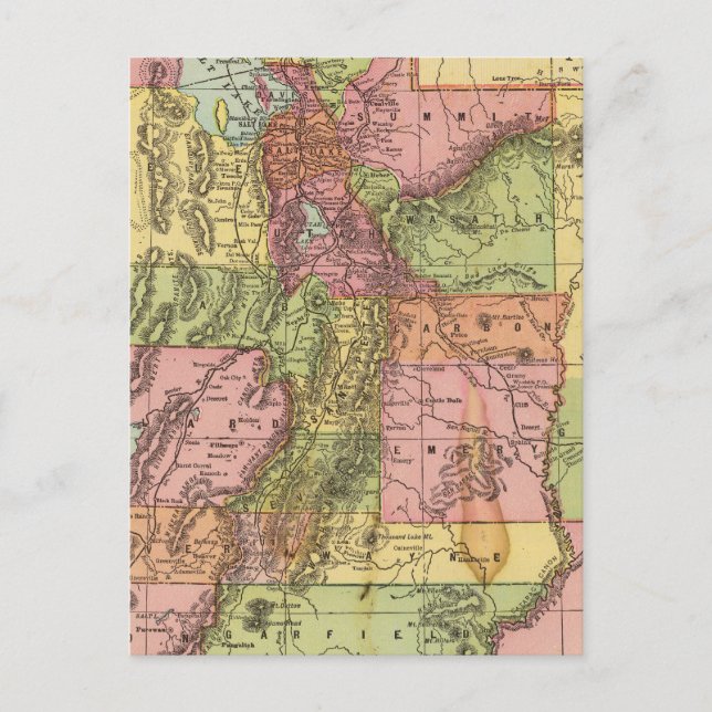 Utah Postkarte (Vorderseite)