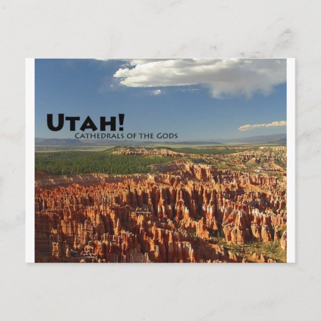 Utah Postkarte (Vorderseite)
