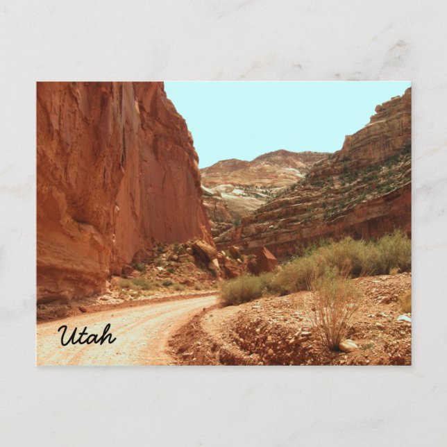 Utah Postkarte (Vorderseite)