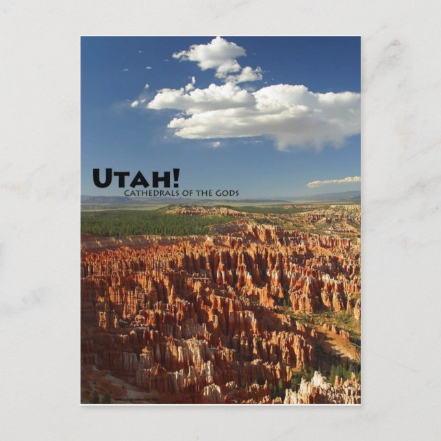Utah Postkarte (Vorderseite)