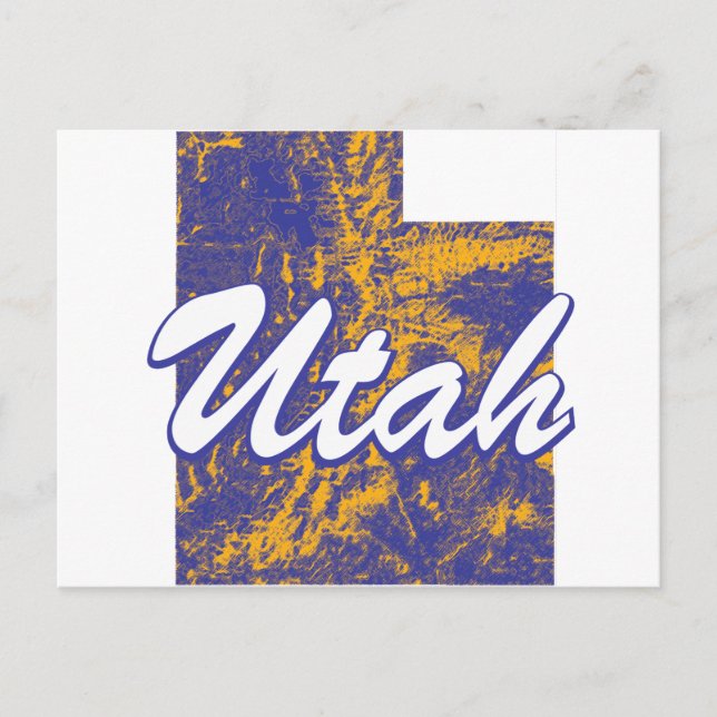 Utah Postkarte (Vorderseite)